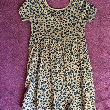 Printed Fit and Flare Dress for Girls