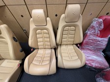 Ferrari 360 F430 Daytona Power Seats Pair Tan Leather Oem Left Right Ferrari 360 F430 Daytona Power Seats Pair Tan Leather Oem Left Right
