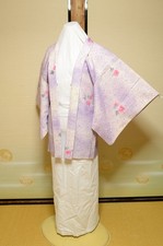 with Flaws Polyester HAORI Women Japanese vintage Kimono Jacket 1010