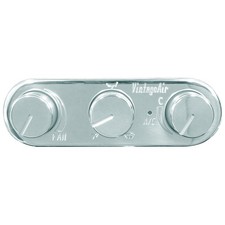 Vintage Air 491210-rua Gen Iv Proline Oval Control Panel Polished Aluminum