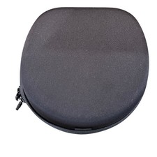 Black Hard Shell Case Protective Travel Headphone Storage Carrying Case Dented