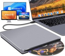External DVD Drive USB C SuperDrive for Apple, Slot-in CD Drive for Mac, Port...