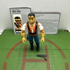 G.I. Joe Red Dog w/Pistol & File Card 1987 ARAH Hasbro New Ring Free Shipping