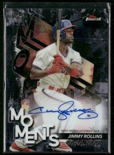2024 Finest #FMA-JR Jimmy Rollins Finest Moments Autographs Black /10