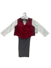NAUTICA BABY BOYS 4 PIECE SUIT SET, 18 MONTHS Ensemble Set NWT