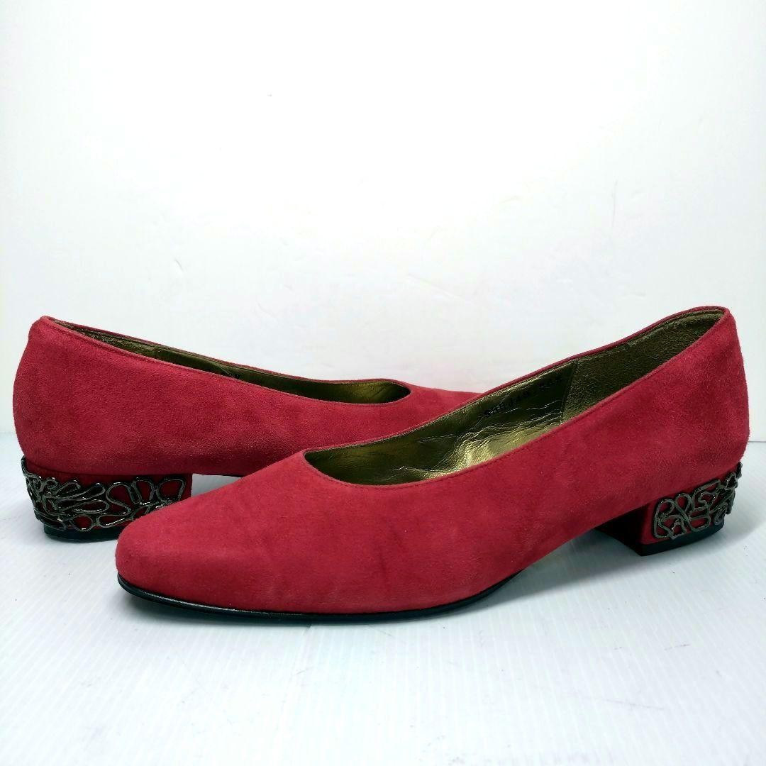 Autentiche decolte Yves Saint Laurent casual scamosciate colore rosso taglia 36 donna