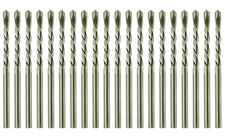 Drywall Cutout Bit 5/32" Rotary Tool Cut Out Drill Bit Cut Gypsum Plaster-20Pcs