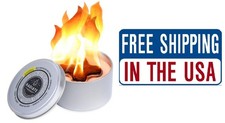 Radiate Portable Campfire - 2 Hour Eco-Friendly Fire Pit for Outdoor Gatherings