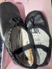 ABT American Ballet Theater Toddler Girls Size 7 Black Dance Slippers Shoes