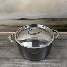 Hestan NanoBond® Titanium Stainless-Steel Stock Pot 8-Qt. Scratched Scuffed Read
