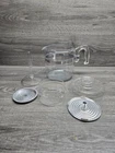 Vtg Pyrex Percolator 6 Cup Clear Glass Coffee Pot Flameware 7756 B