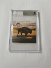 Robert Plant Of Led Zeppelin Signed Saving Grace CD Insert BGS Beckett Slab
