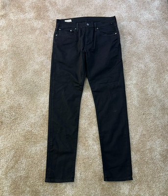 Levi's premium 512 Tapered Leg Jeans Men's 32x32 black Denim Stretch