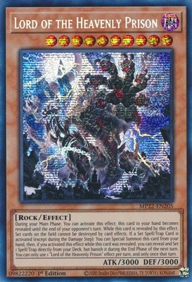 2022 Tin of the Pharaoh's Gods #MP22-EN205 Lord of the Heavenly Prison