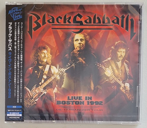 Black Sabbath Live In Boston 1992 2 CD Japan RJD Heaven And Hell Dio