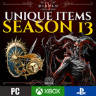 DIABLO 4 💥 ALL UNIQUE ITEMS 💥 LORD OF HATRED SEASON 13 💥WARLOCK PALADIN ITEMS