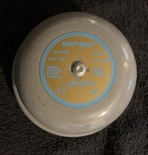 EDWARDS ADAPTABEL 340-4N5 120V BELL SIGNAL SECURITY SCHOOL BELL W/ MOUNT