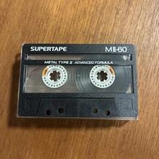 Realistic Supertape MII-60 Audio Cassette Metal Type II
