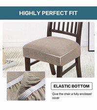 Turquoize Stretch Dining Chair Covers Set Of 6