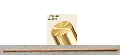 Knife Handle Pin Solid Brass Round Stock Rod 3/16'' diameter x 12'' long - 1 piece