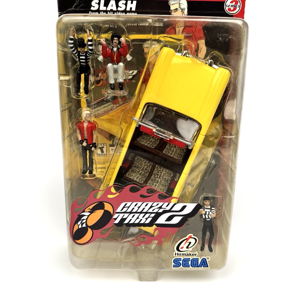 New GamePro 2001 Sega Crazy Taxi 2 Slash Action Figure Dreamcast