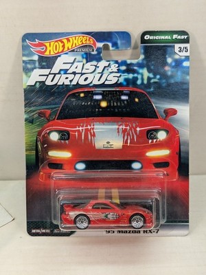 2017 Hot Wheels Premium Fast & Furious Original Fast 95 Mazda RX-7