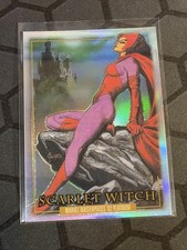 2024 SkyBox Marvel Masterpieces 92 Platinum Scarlet Witch #47 Rainbow