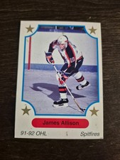 1991 7th Inning Sketch James Allison Windsor Spitfires