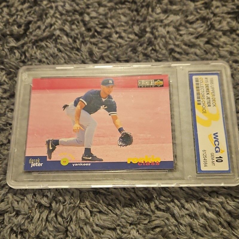 1995 Upper Deck Collector's Choice Derek Jeter Yankees Rookie Class #15 WCG