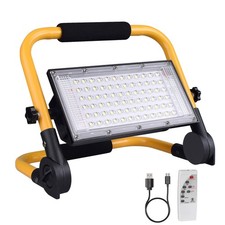 ERAY LED Construction Spotlight, 8000LM 13500mAh LED Work Light with Remote C...