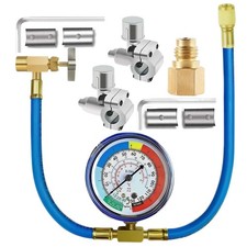 R134 Auto-AC-Aufladeset, Kupfer-Auto-AC-Aufladeset, Schlauchmessger&auml;t, Dosenhah