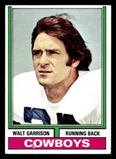 1974 Topps FOOTBALL Walt Garrison #335 Dallas Cowboys HIGHER GRADE