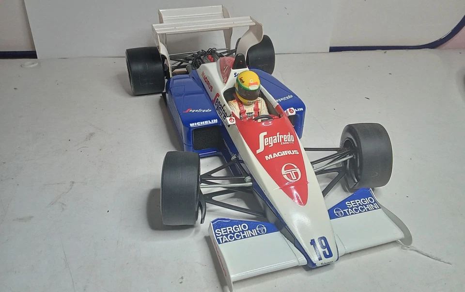 MINICHAMPS 1/18 AYRTON SENNA 1984 TOLEMAN HART TG 184 BON ETAT EN BOITE  TO B10 - Photo 4/4