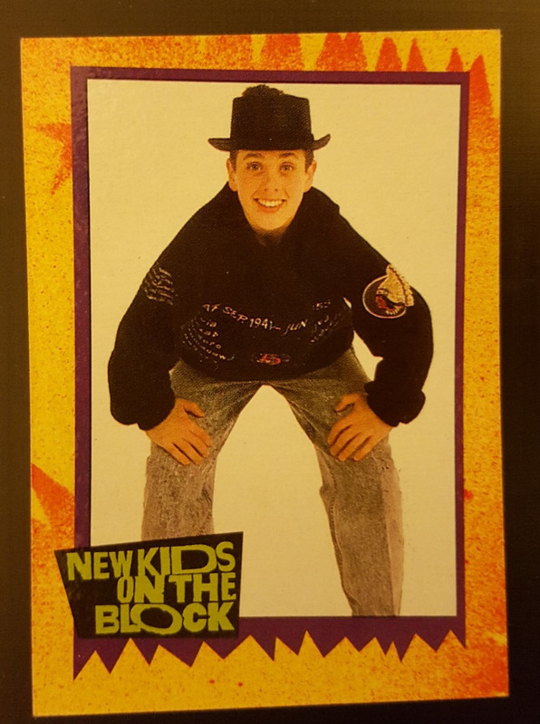 Joe McIntyre New Kids on the Block Topps 1 trading card #6