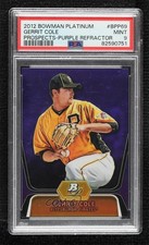 2012 Bowman Platinum Prospects Retail Purple Refractor Gerrit Cole PSA 9 1j1i