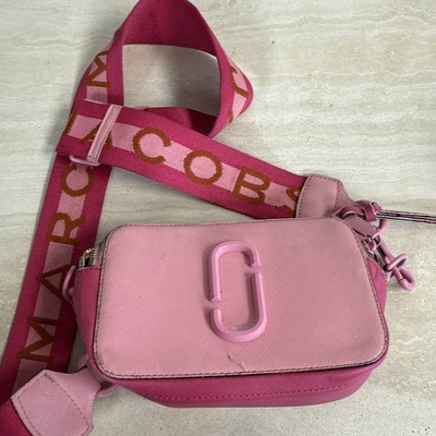 MARC JACOBS Snapshot Camera Bag 961 Pink Multi Shoulder Bag Outlet