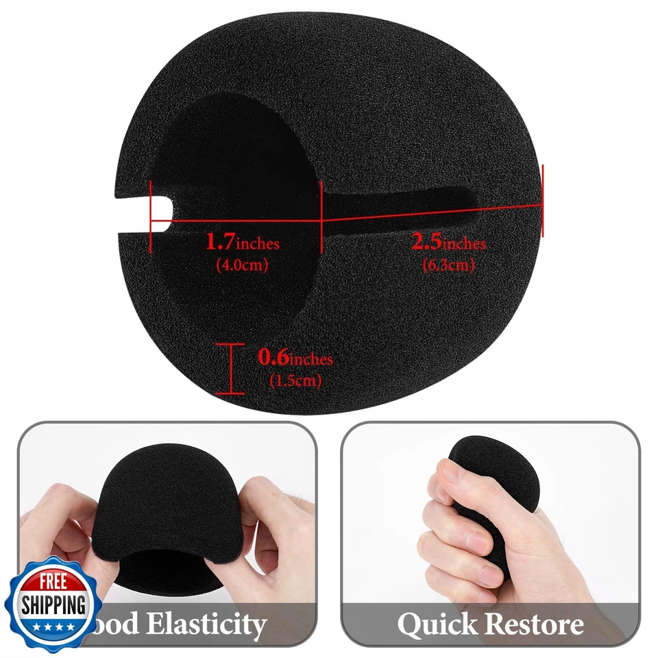 Geekria for Creators Foam Windscreen Compatible with ZOOM H2n, H4n, H4n Pro H - Image 4 of 4