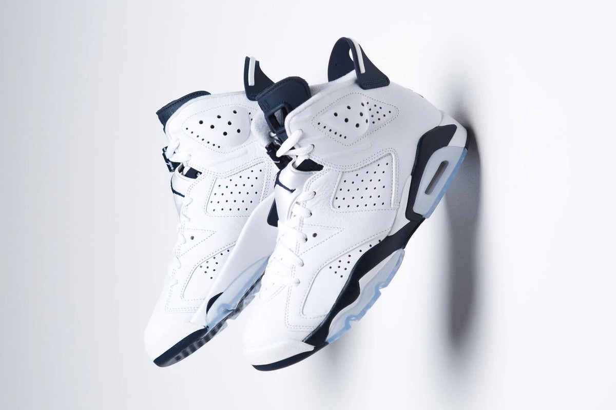 Nike Air Jordan 6 Retro Midnight Navy 2022 Mens 11 195243736677| eBay
