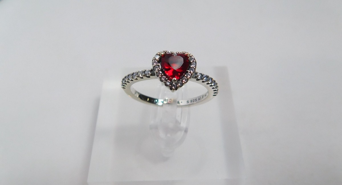 ★pandorum★ Twinkle ring PR-002 Authentic Pandora Ring, Red Elevated Heart, #198421C02 | eBay