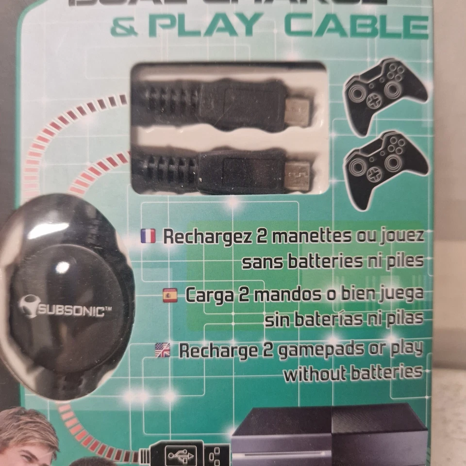 Dual Charge & Play Cable Xbox One Brand New & Sealed - Image 3 of 3
