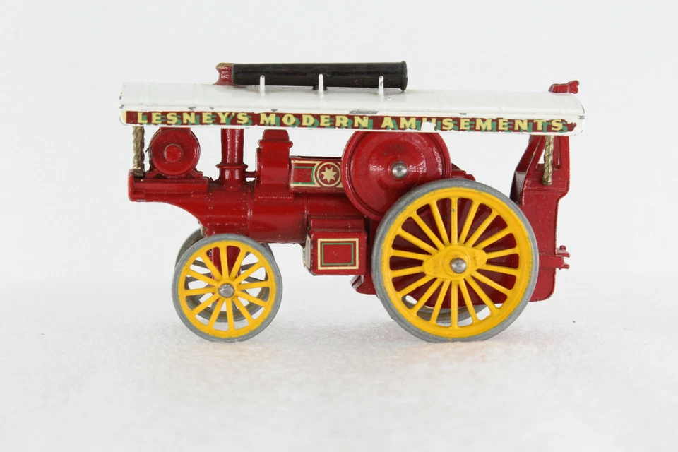 Matchbox Lesney Fowler Showmans Engine A.S.S 1958 Black Base Yesteryear Y-9-A - Bild 2 von 4