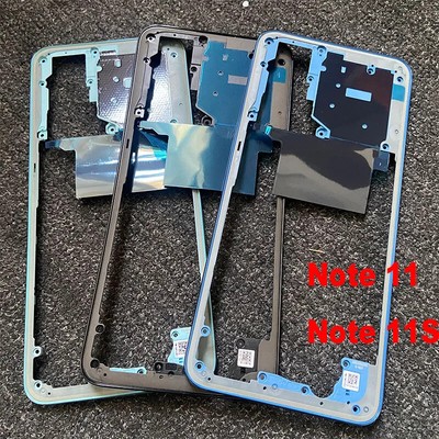 For Xiaomi Redmi Note 11 / Note 11S Front LCD Frame Cover Middle Housing Parts
