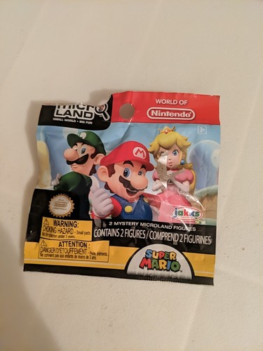 Micro Land World of Nintendo Super Mario 2 Mystery Microland Figures Sealed 1 Pk