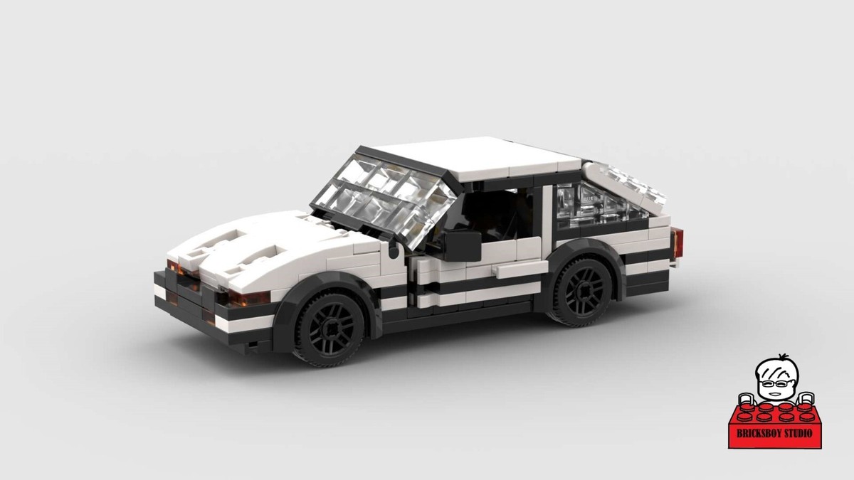LEGO MOC #95 Toyota AE86 Sprinter Trueno in Initial D Building PDF  Instruction