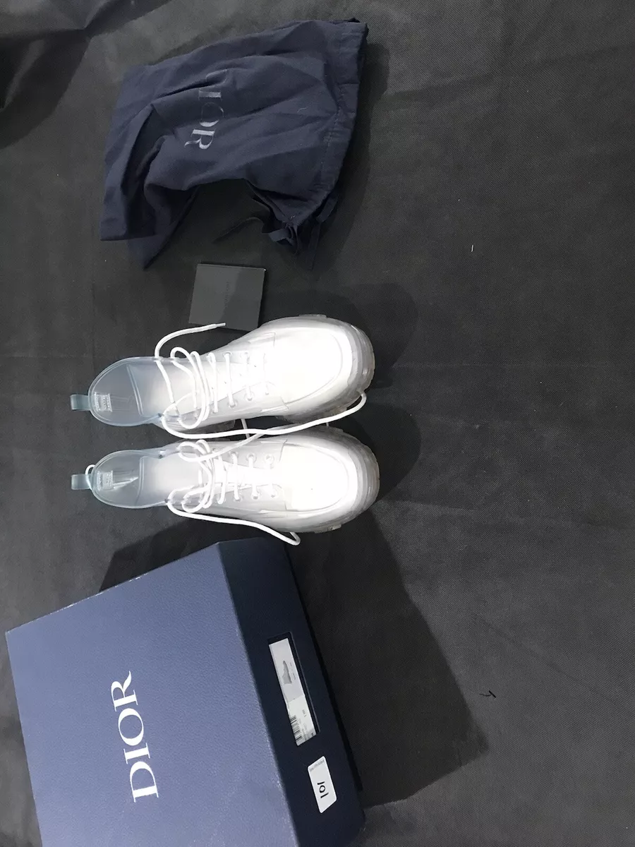 Dior mens transparent rain boots. 44 11. 650
