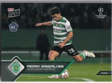 Topps Now 2021 Champions League #78 Pedro Goncalves Rookie Card RC Double. rookie card picture