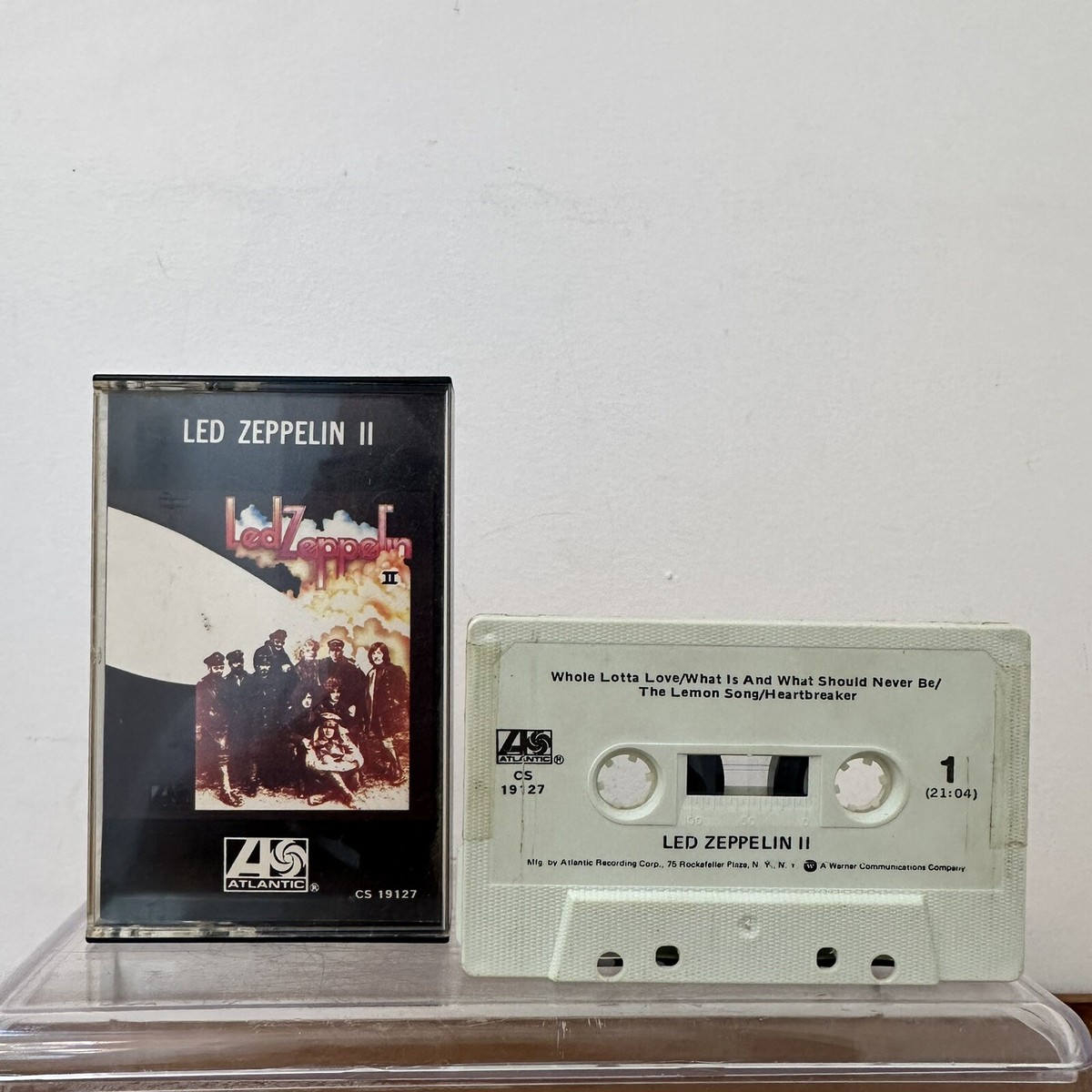 Rare LED ZEPPELIN II 1977 CASSETTE Tape Album Atlantic VINTAGE