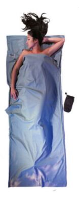 Cocoon Cotton TravelSheet, Cactus Blue
