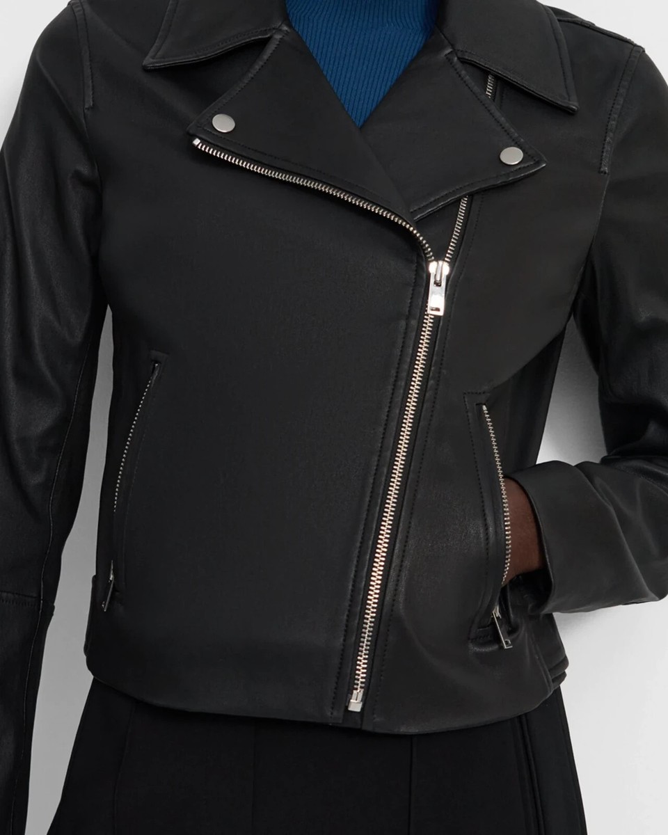 Theory レザージャケット Sleek Leather Moto JKT Theory Official Site | Leather Moto Jacket