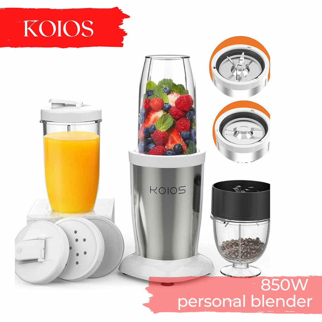 Bullet Personal Blender Mini Portable Magic Cup for Shakes Smoothies w/3 Bottles